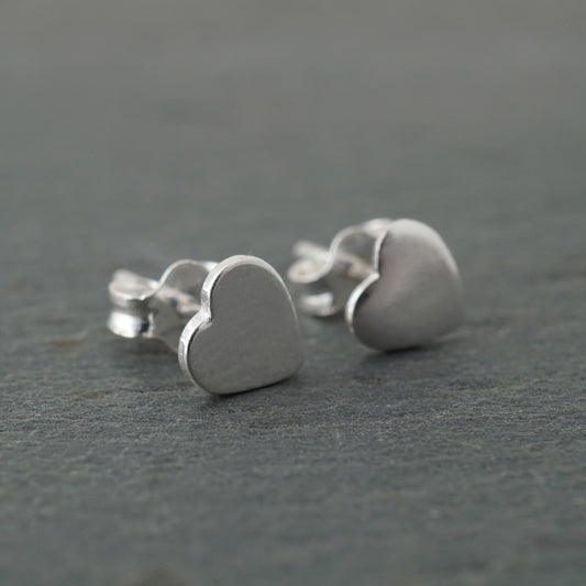 Flat Heart Studs