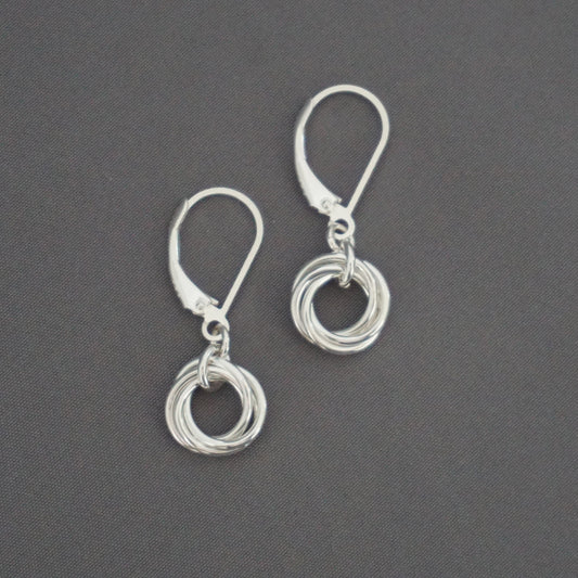 Nested Knot Drop Earrings